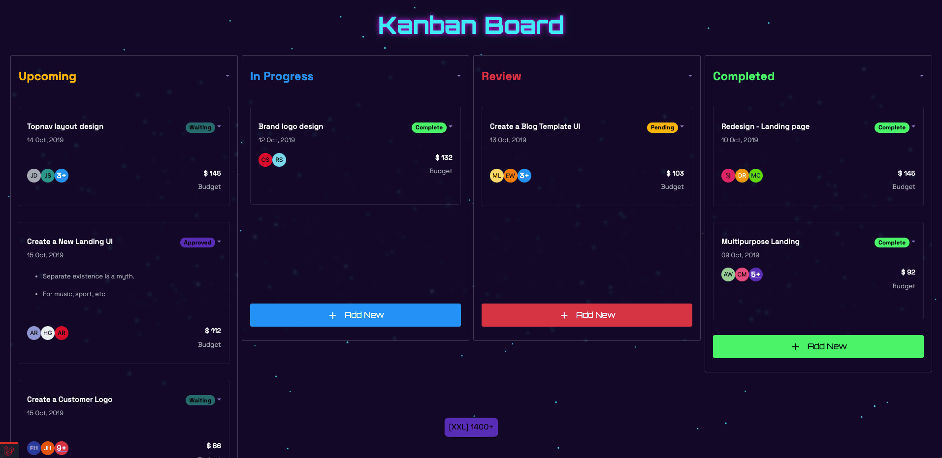 Applications Preview