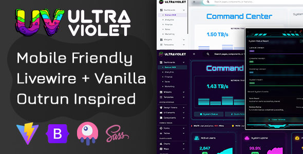 UltraViolet Dashboard Preview 1