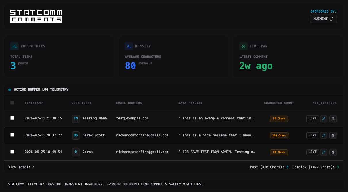 Statamic Comments Preview