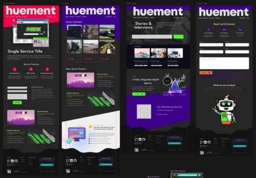 Website Mockup Illustration